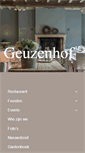 Mobile Screenshot of geuzenhof.be